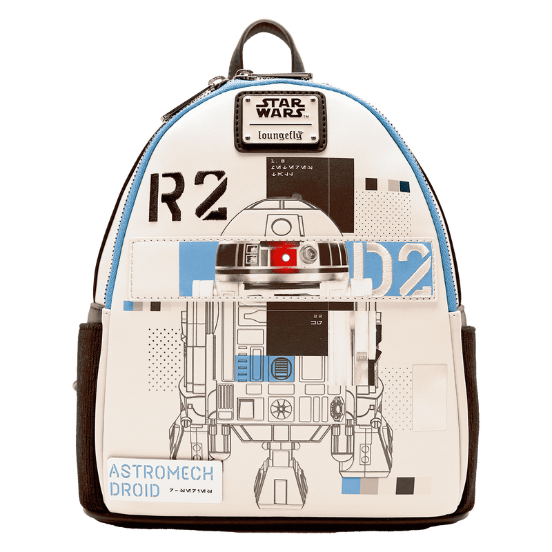 Star Wars: The Power of the Force R2-D2 Astromech Droid Light Up Mini Backpack